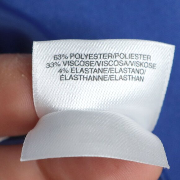 Nine West Blue Blazer Jacket Office Workwear Business Single Breasted Lined Sz 8 - Picture 8 of 10